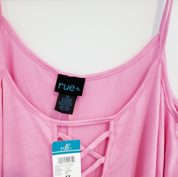 NWT Shoulder / Lace Up Top - Picture 4 of 4